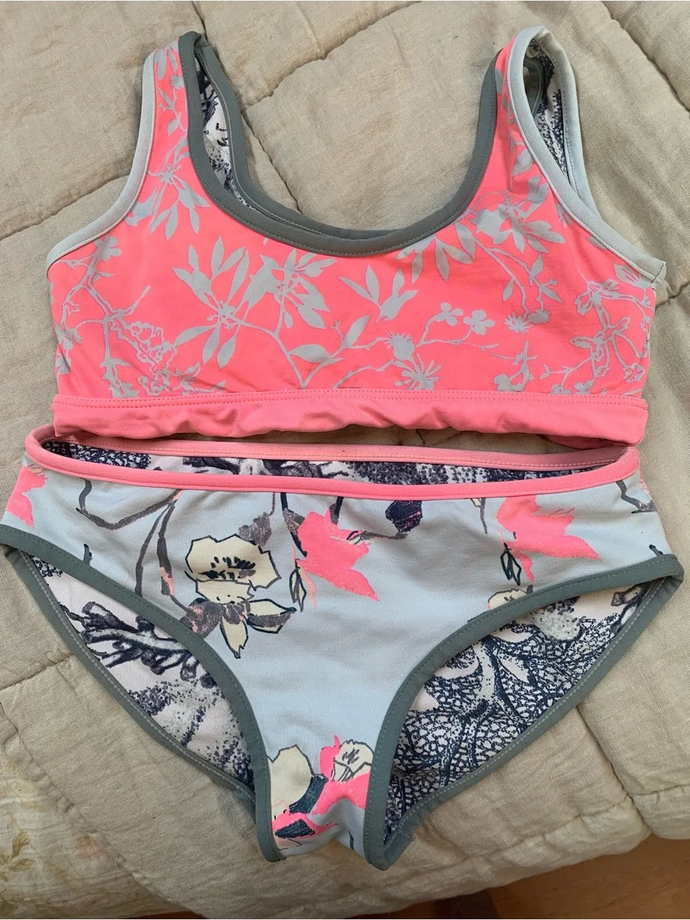 Girls Maaji Finding Flipper Reversible Bikini Set